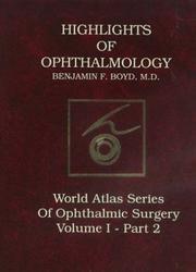 Cover of: Word Atlas Series of Ophthalmic Surgery Volume I-Part 2