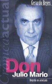 Cover of: Don Julio Mario by Gerardo Reyes