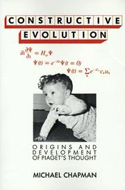 Cover of: Constructive evolution by Chapman, Michael