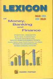 LEXICON OF MONEY BANKING & FINANCE English Greek & Greek English by Andreas D. Staphylidis