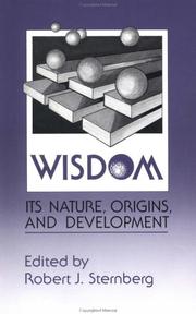 Cover of: Wisdom: its nature, origins, and development