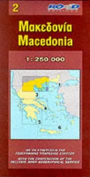 Cover of: Map of Macedonia (Maps of Greece) by Mark Priestly