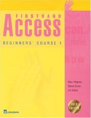 Cover of: Firsthand Access:  Beginners' Course 1 (Student Book)