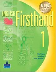 Cover of: English Firsthand 1 with Audio CD: New Gold Edition (2nd Edition) (English Firsthand Gold)