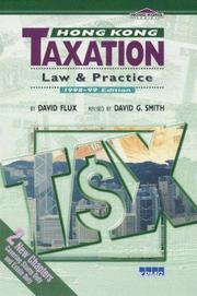 Cover of: Hong Kong taxation | David Gledsdale Smith