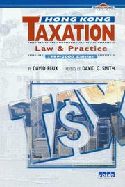Cover of: Hong Kong Taxation: Law and Practice 1999-2000