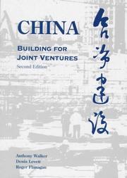 Cover of: China Building for Joint Ventures