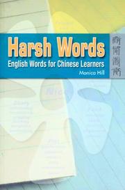 Cover of: Harsh Words by Monica Hill