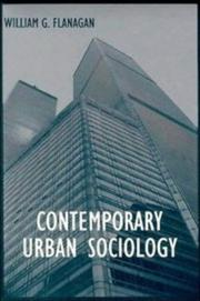 Cover of: Contemporary urban sociology