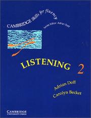 Cover of: Listening 2 Student's book by Adrian Doff, Carolyn Becket