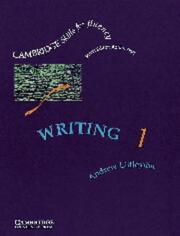 Writing 1 Student's book by Andrew Littlejohn