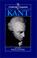 Cover of: The Cambridge companion to Kant
