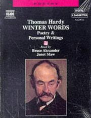 Cover of: Winter Words by Thomas Hardy