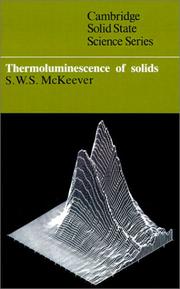 Cover of: Thermoluminescence of Solids