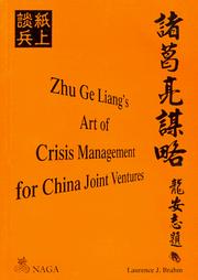 Cover of: Zhu Geliang's Art of Crisis Management for China Joint Ventures