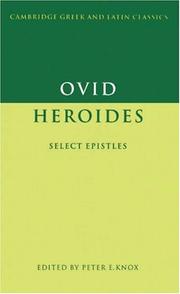 Cover of: Ovid: Heroides by Ovid