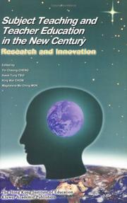 Cover of: Subject Teaching and Teacher Education in the New Century: Research and Innovation