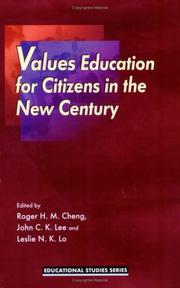 Cover of: Values Education for Citizens in the New Century (Educational Studies Series) by 