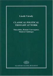 Cover of: Classical Political Thought at Work