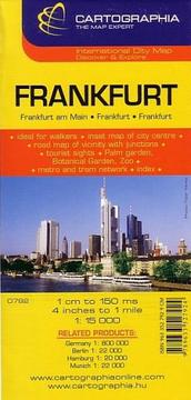 Cover of: Frankfurt Map by Cartographia