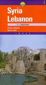 Cover of: Syria - Lebanon Road and Travel Map by Cartographia