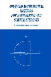 Cover of: Advanced mathematical methods for engineering and science students