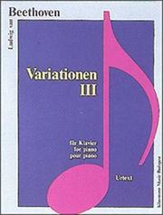 Cover of: Variations III