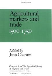 Cover of: Chapters from The Agrarian History of England and Wales (Chapters from the "Agrarian History of England & Wales")