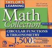 Cover of: Circular Functions and Trigonometry