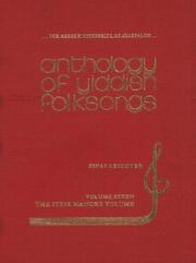 Cover of: Anthology of Yiddish Folksongs