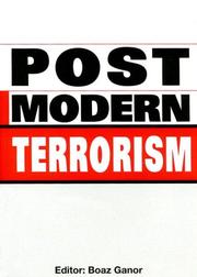 Cover of: Post-Modern Terrorism: Trends, Scenarios and Future Threats