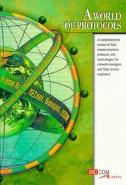 Cover of: A World of Protocols by Debbie S. Novick, Debbie S. Novick