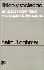 Cover of: LIBIDO Y SOCIEDAD.ESTUDIOS SOBRE FREUD Y LA IZQUIERDA FREUDIANA