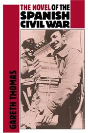 Cover of: The novel of the Spanish Civil War (1936-1975)