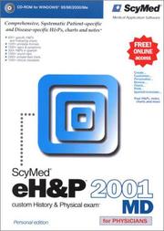 Cover of: eH&P 2001 MD: Custom History & Physical Exam, Personal Edition for Physicians (CD-ROM for Windows, Single-User Version)