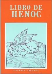 Cover of: Libro de Henoc (Coleccion Grandes Arcanos) by Anonymous