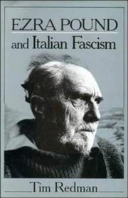 Cover of: Ezra Pound and Italian fascism | Tim Redman