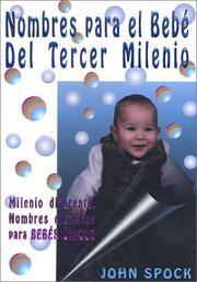 Cover of: Nombres para su bebè del 3er Milenio