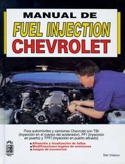 Cover of: Manual de Fuel Injection, Chevrolet