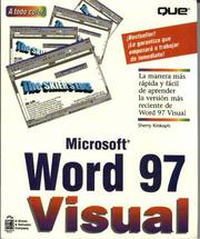 Cover of: MS Word 97 Visual