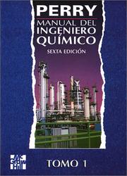 Cover of: Manual Del Ingeniero Quimico, 2 T. by Robert Perry