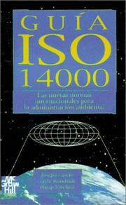 Cover of: Guia Iso 14000 by Joseph Cascio