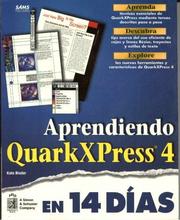 Cover of: Aprendiendo QuarkXpress 4 en 14 dias