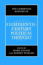 Cover of: The Cambridge history of eighteenth-century political thought