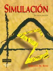 Cover of: Simulacion by Sheldon M. Ross