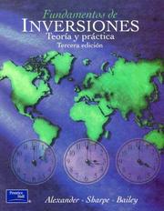 Cover of: Fundamentos de Inversiones. Teoria y Practica. 3b0 Edicion