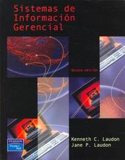 Cover of: Sistemas de Informacion Gerencial by Jane P. Laudon, Kenneth C. Laudon