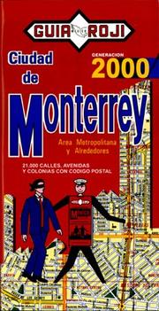 Cover of: Ciudad de Monterrey (City Atlas)