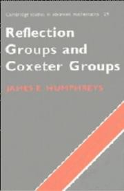 Cover of: Reflection groups and coxeter groups