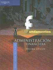 Cover of: Fundamentos de Administracion Financiera